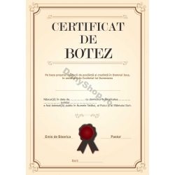 Certificat pentru Botez